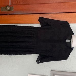 Roolee Black Lace Dress, Size Small